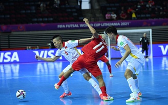 Bảng xếp hạng futsal World Cup: Việt Nam tạm xếp hạng 2 trong nhóm 6 đội hạng ba