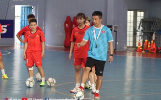 Tuyển futsal nữ Việt Nam tập trung cho mục tiêu đoạt huy chương SEA Games