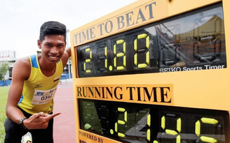 Azeem Fahmi gánh trọng trách đoạt vàng cho điền kinh Malaysia ở nội dung chạy 100 m