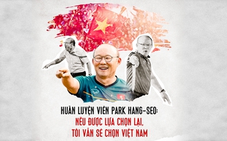 HLV Park Hang-seo: Nếu được lựa chọn lại, tôi vẫn sẽ chọn Việt Nam