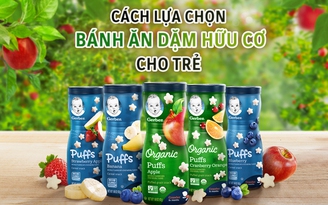 Cách lựa chọn bánh ăn dặm hữu cơ cho trẻ