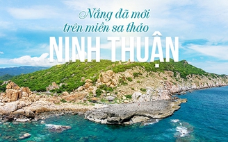 Nắng đã mới trên miền sa thảo Ninh Thuận