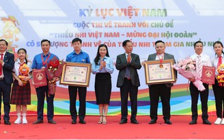 Cuộc thi vẽ tranh về Đại hội Đoàn xác lập Kỷ lục Việt Nam