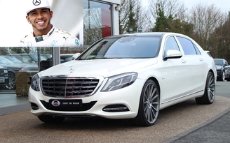 Tay đua F1 Lewis Hamilton rao bán xế sang Mercedes-Maybach S600