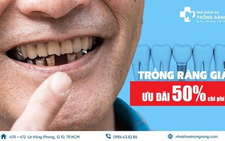 Trồng răng giả cho người già giá bao nhiêu hiện nay?