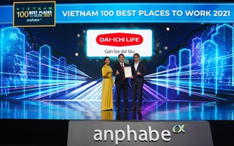Dai-ichi Life Việt Nam đạt danh hiệu Top 3 Nơi làm việc tốt nhất ngành Bảo hiểm