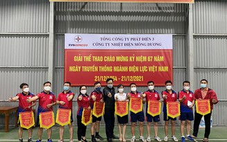 Giải thể thao chào mừng 67 năm Ngày Truyền thống ngành Điện lực Việt Nam