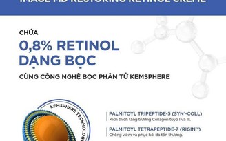 Review Image MD Restoring Retinol Crème với công nghệ độc quyền Image Retinol không bong tróc