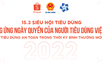 Shopee hỗ trợ nhà bán hàng trên nền tảng trực tuyến trong 15.3 Siêu hội Tiêu dùng