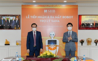 Nâng cao trải nghiệm khách hàng, SHB đưa Robot thông minh vào phục vụ giao dịch