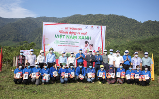Thêm 70.000 cây xanh được trồng mới ‘Vì màn chắn xanh Việt Nam’