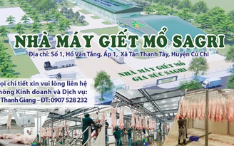 Sagrifood đưa vào hoạt động nhà máy giết mổ gia súc triệu USD tiêu chuẩn châu Âu