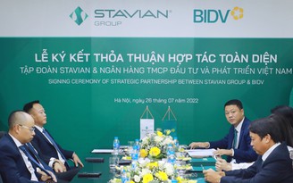 BIDV cam kết tài trợ vốn cho các dự án của Tập đoàn Stavian