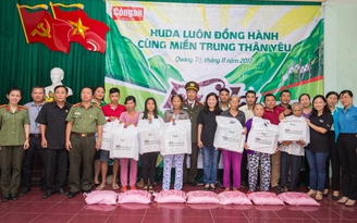 Huda hỗ trợ 5.000 phần quà cho đồng bào 4 tỉnh miền Trung