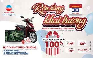 Mừng khai trương Điện máy Thiên Hòa quận 12 Lê Văn Khương ngày 30.8