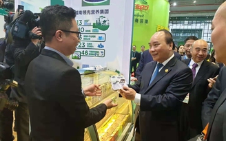 Vinamilk được người tiêu dùng ưa chuộng tại Hội chợ nhập khẩu quốc tế Trung Quốc