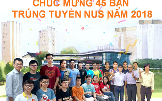 Ngày 1.1.2019: Hết hạn nộp đơn học bổng và trợ giúp tài chính NUS