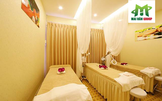Thư giãn cùng không gian giường massage Mai Hân tại spa