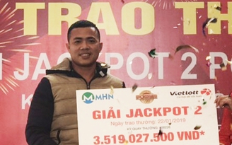 Vietlott trao giải Jackpot trị giá 3,5 tỉ đồng cho khách hàng tại Hưng Yên
