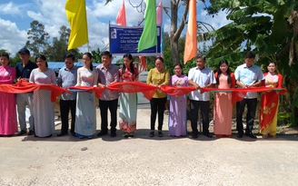 Du lịch Hoàn Mỹ tặng cầu giao thông nông thôn cho huyện U Minh
