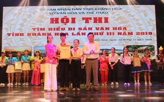 Ấn tượng hội thi Tìm hiểu di sản văn hóa Khánh Hòa năm 2019