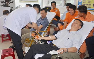 119 đơn vị máu được hiến tặng