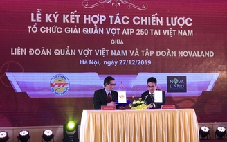 Novaland cùng Liên đoàn Quần vợt Việt Nam tổ chức các giải quần vợt quốc tế