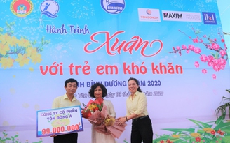 Tôn Đông Á và ấm áp hành trình ‘Xuân với trẻ em khó khăn’