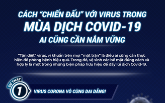 Cách 'chiến đấu' với virus trong mùa dịch Covid-19 ai cũng cần nắm vững