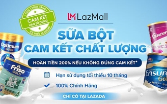 Lazada triển khai chương trình ‘Sữa bột cam kết chính hãng’ với 3 cam kết vàng