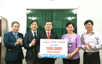 Vietbank, Hoa Lâm và Kohnan tài trợ 100.000 khẩu trang cho Sở Y tế TP.HCM
