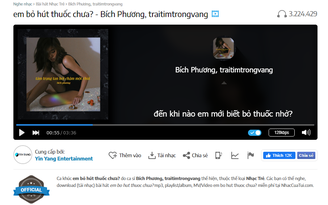 Bích Phương lập cú đúp trên bảng xếp hạng NhacCuaTui