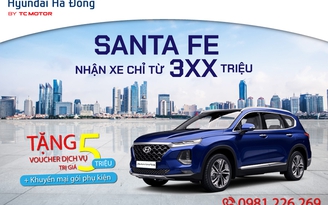 Mua Hyundai Santa Fe giá tốt - nhiều ưu đãi tại Hyundai Hà Đông