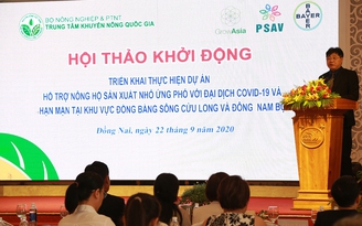 Bayer hỗ trợ 80.000 nông hộ ứng phó hạn mặn, dịch Covid-19