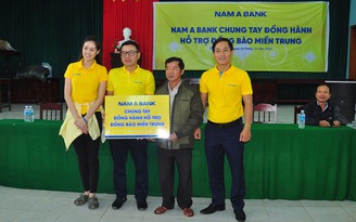 Nam A Bank chung tay hướng về miền Trung thân yêu