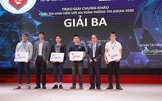Sinh viên Duy Tân giành giải Ba cuộc thi SV với An toàn thông tin ASEAN 2020