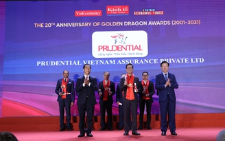 20 năm giải Rồng Vàng vinh danh Công ty bảo hiểm Prudential