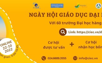 Tổ chức trực tuyến Ngày hội Giáo dục Đại học Đài Loan 2022