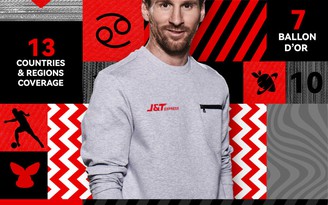 J&T Express công bố Lionel Messi là đại sứ thương hiệu toàn cầu