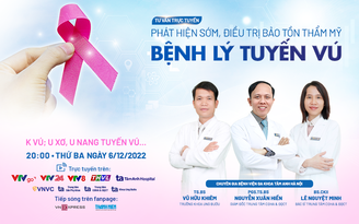 Phát hiện sớm, điều trị bảo tồn thẩm mỹ bệnh lý tuyến vú Phát hiện sớm, điều trị bảo tồn thẩm mỹ bệnh lý tuyến vú