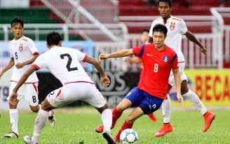 U.19 Hàn Quốc vào bán kết sau chiến thắng 2-0 trước U.21 Myanmar