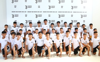 Gã khổng lồ Juventus ‘chấm’ 36 thí sinh cho học viện tại Việt Nam