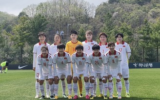 Tuyển nữ Việt Nam thắng kịch tính Hàn Quốc ở trận lượt về