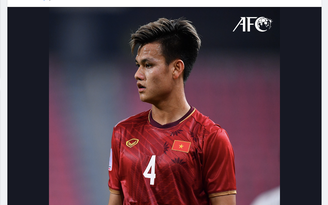AFC bất ngờ mừng sinh nhật hậu vệ phải số 1 Việt Nam Hồ Tấn Tài