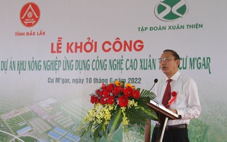 Khởi công dự án khu nông nghiệp công nghệ cao 700 tỉ đồng tại Đắk Lắk