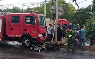 Đắk Lắk: Xe cứu hỏa trên đường đi chữa cháy va chạm xe máy khiến thiếu nữ tử vong