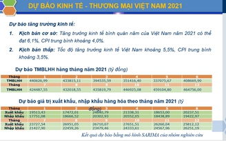 Tăng trưởng kinh tế bình quân năm 2021 của Việt Nam có thể đạt 6,1%