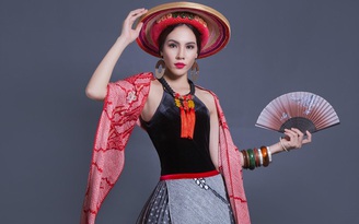 Lệ Quyên mang trang phục người Dao đến Hoa hậu Hòa bình Quốc tế