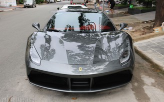 Ferrari 488 GTB mới của Cường Đô la lần đầu xuống phố