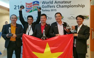 Giải Golf quốc tế WAGC: Đoàn Việt Nam xếp thứ 3 thế giới